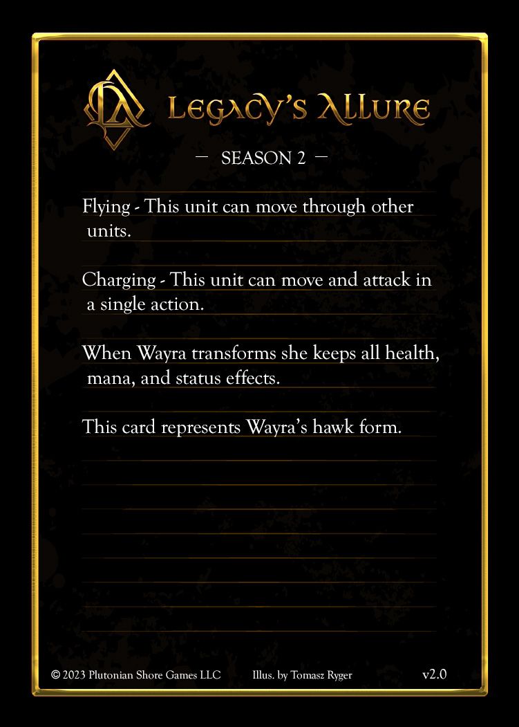 Wayra Hawk Form Back
